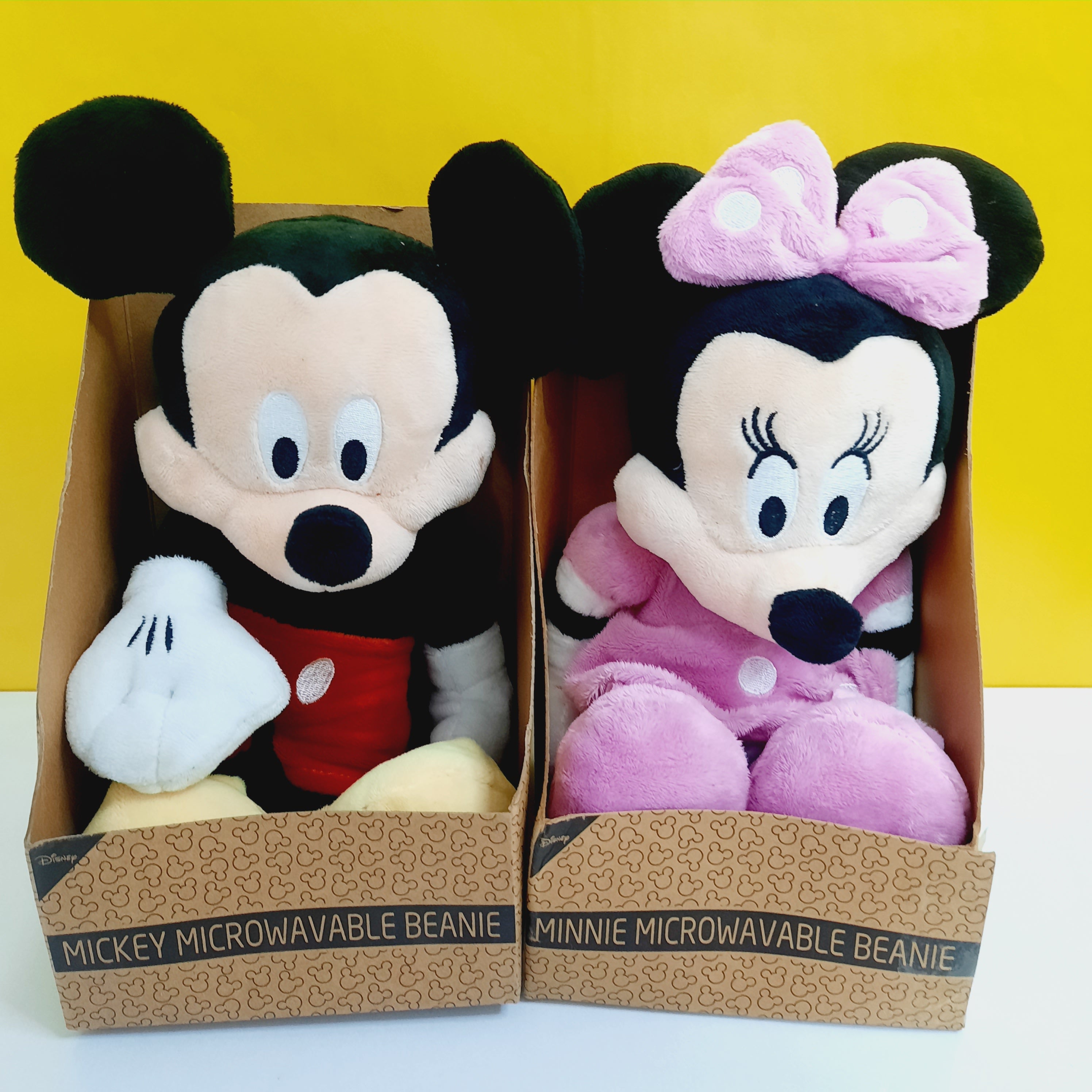 Minnie & Mickey Mouse Microwaveable Beanie Imported Soft toy