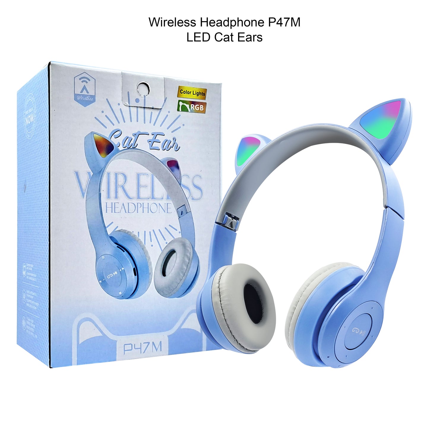 Cute Cat P47 M Wireless Headphones