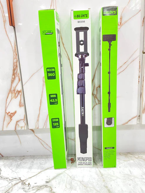 BLUKβS BX-350 Extra Long 1700mm Selfie Stick