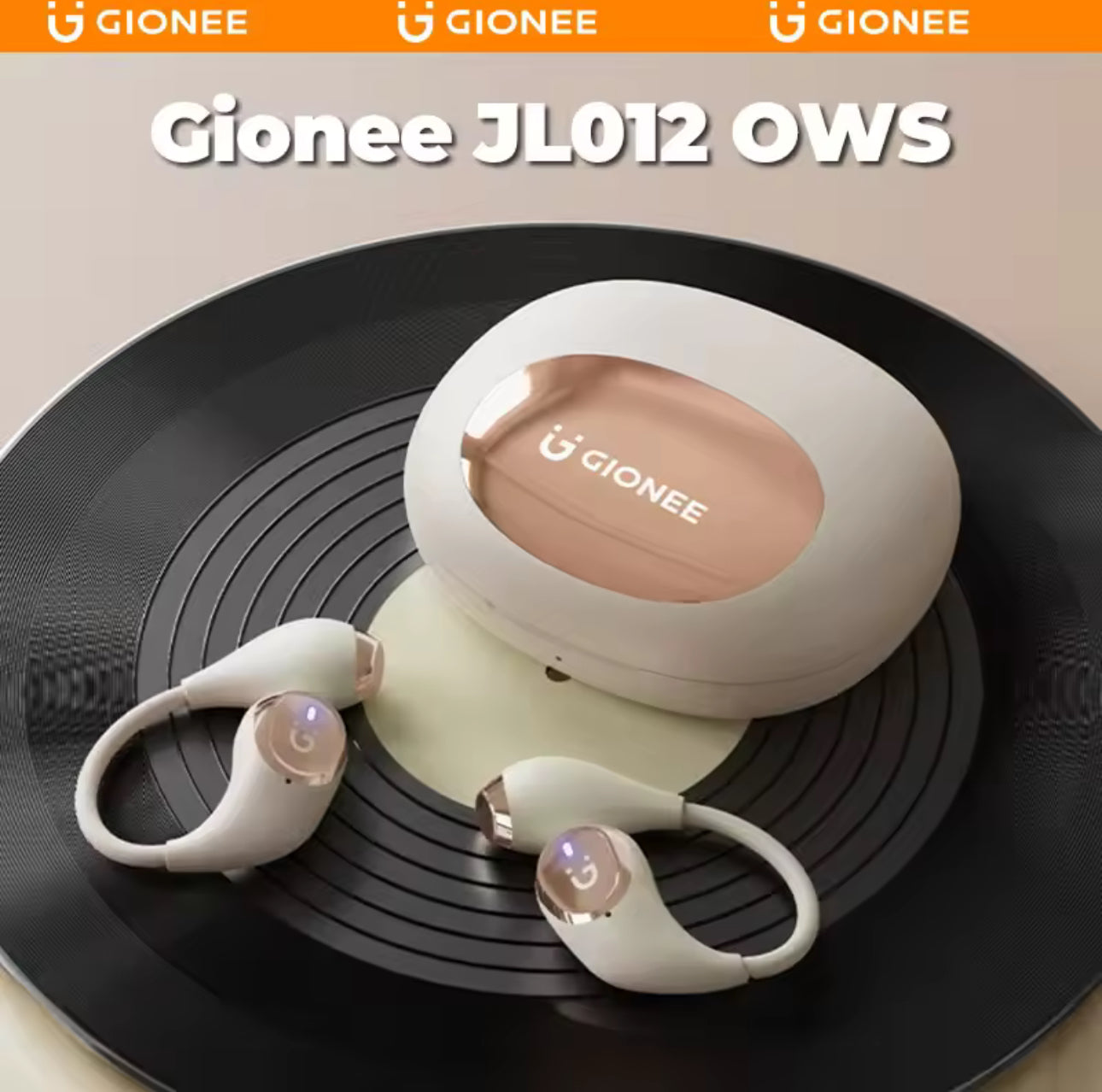 Gionee JL012 Bluetooth Earphone Soft Wireless Headphones OWS Open Earbuds Better Comfortable to Wear