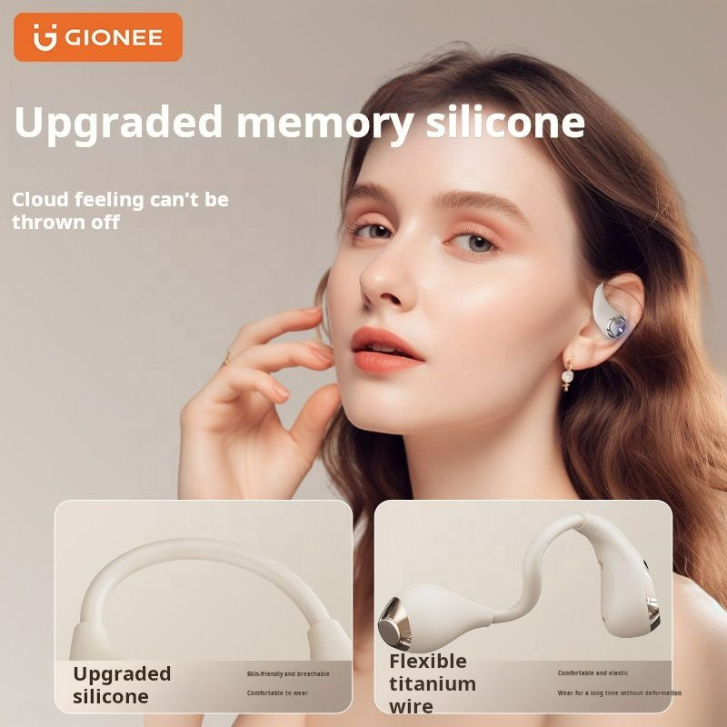 GIONEE JL012 OWS Open Ear Wireless Earbuds - Soft Comfortable Bluetooth