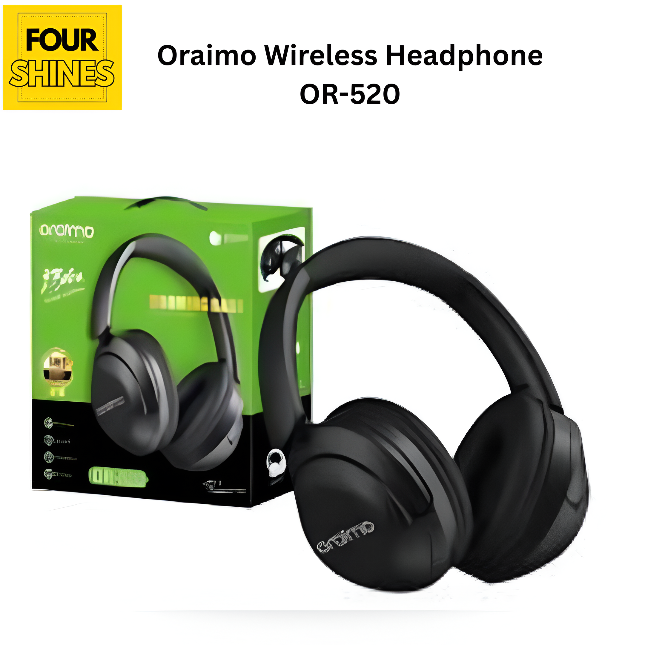 ORAIMO OR 520 Wireless Headphones - Rechargeable Type-C with SD Card