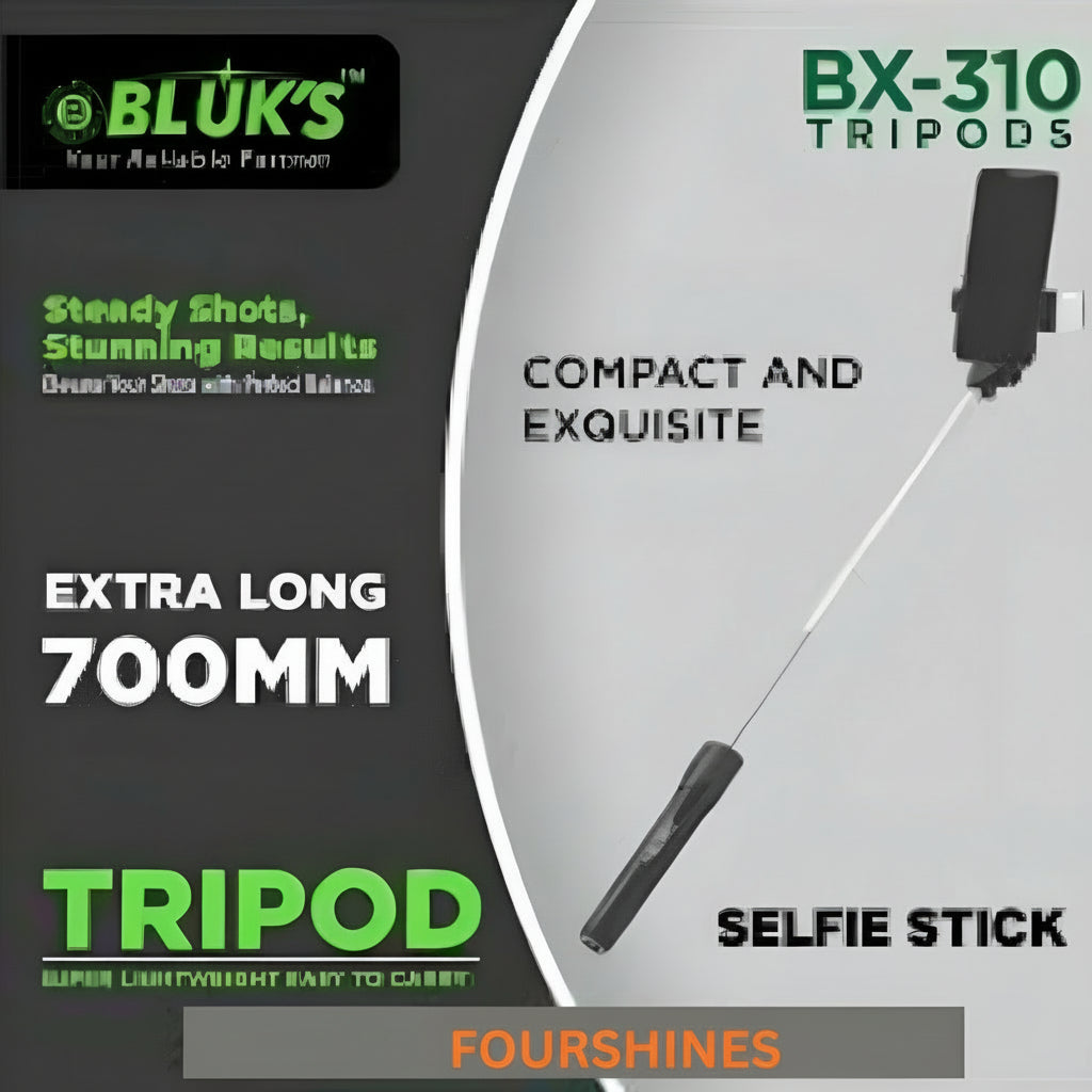 BLUKβS BX-310 Extra Long 700mm TriPod Stand