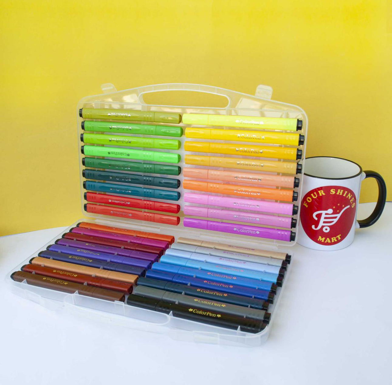 Washable Markers Gift Set 36 Pcs - High Quality Imported