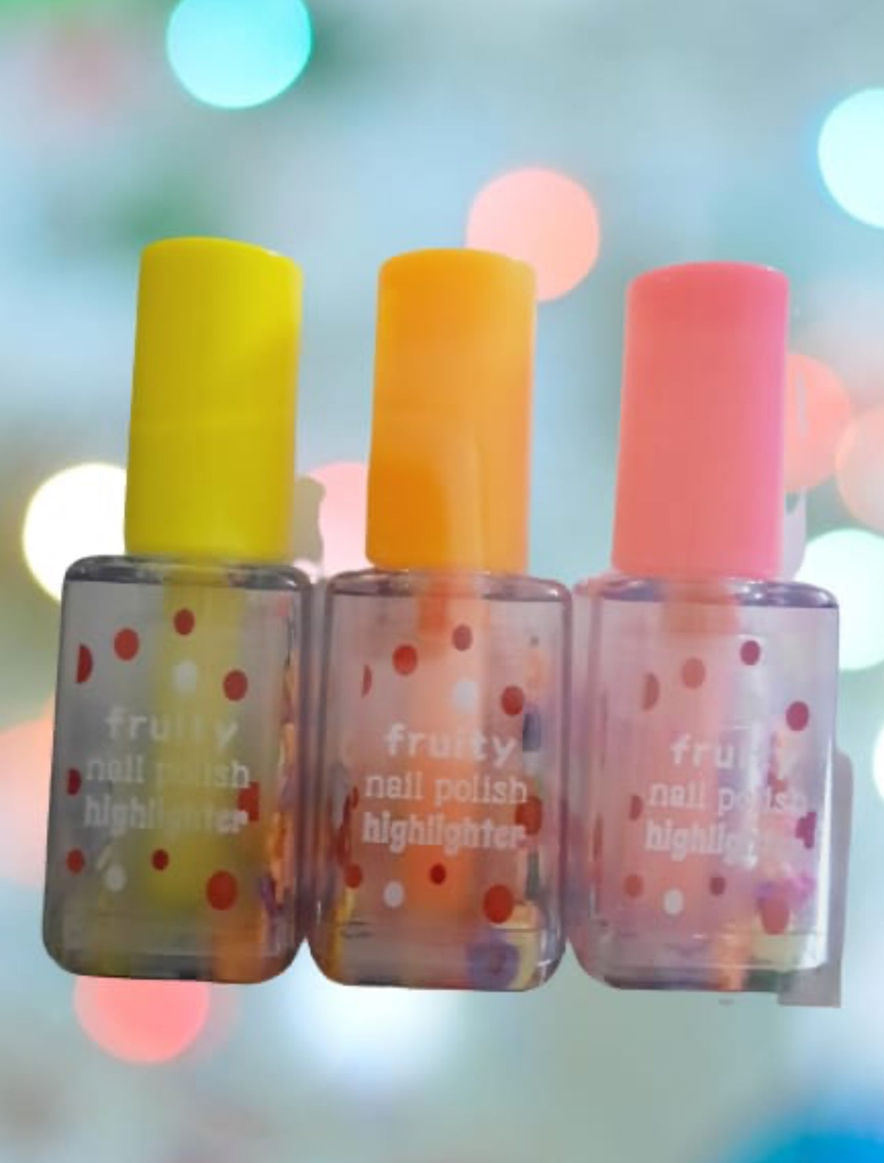 Highlighters Set - Fruity Nail Polish Pack of 3