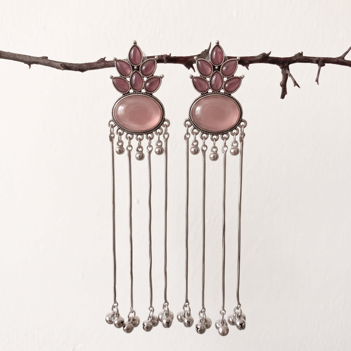 LONG GHUNGHROO EARRINGS