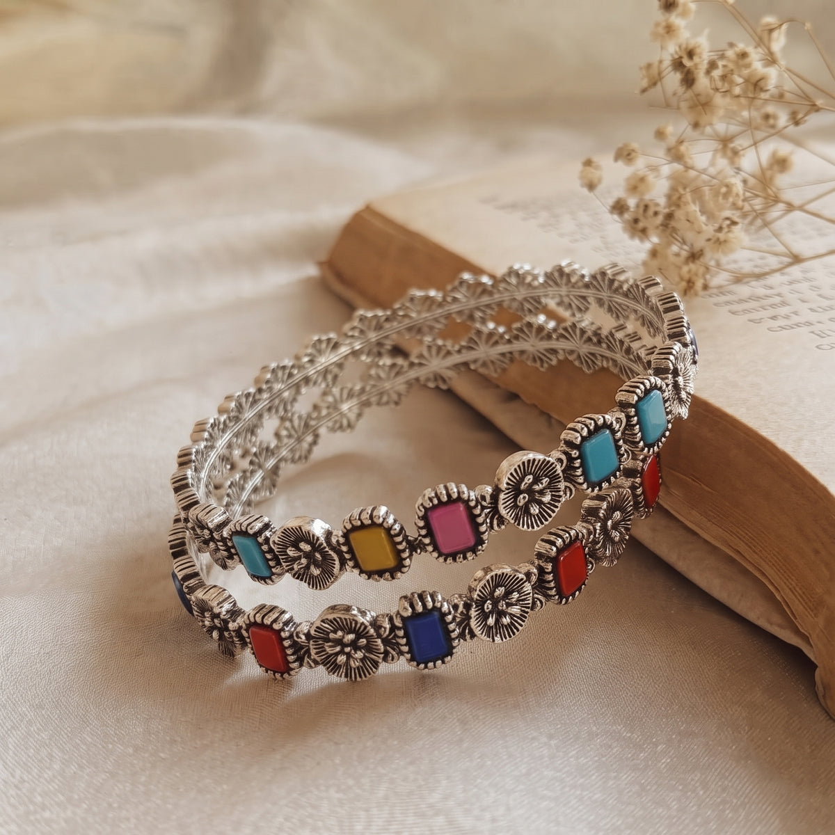 Antique Coloured Bangles