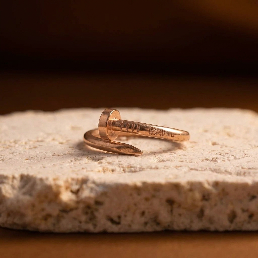Nail Ring Gold