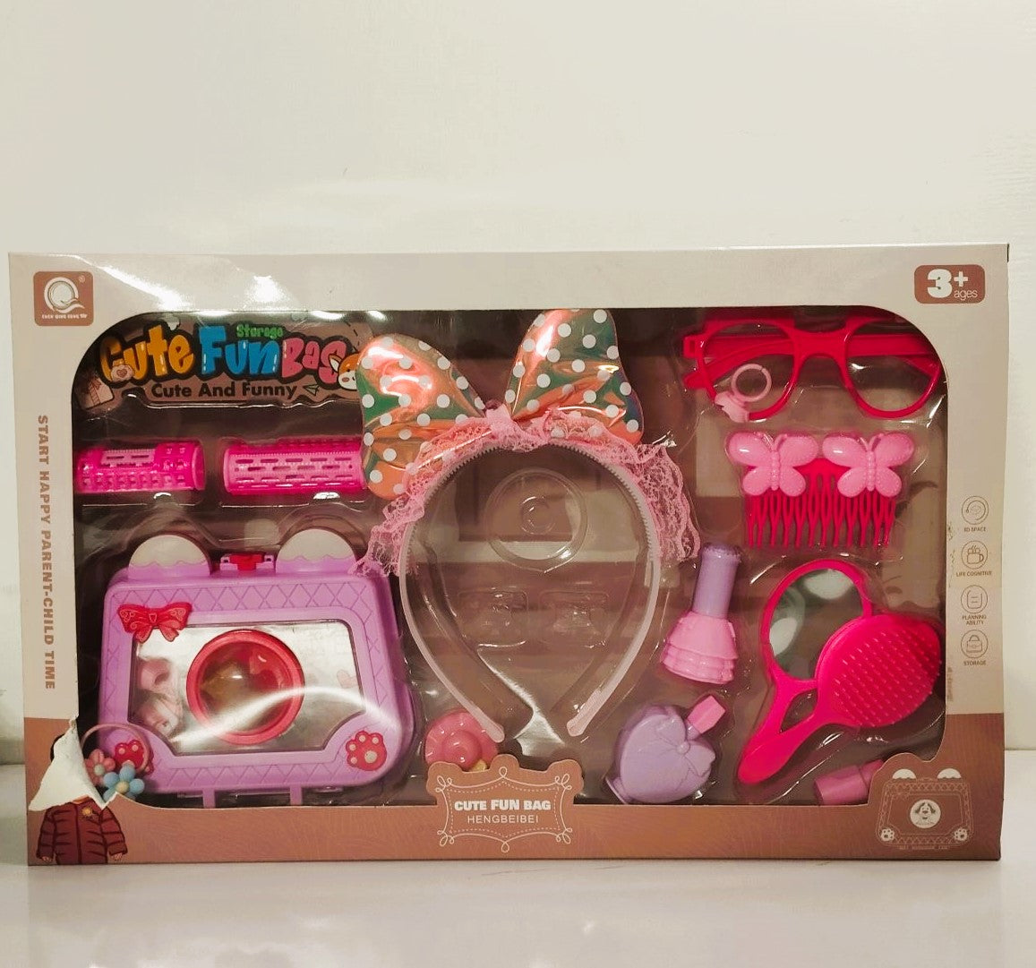 Storage FunBag Toy Gift Set with accessories