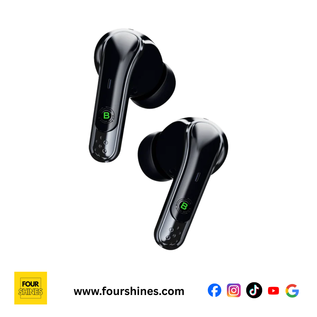 BLUK'S BX-600 Quad-Mic ANC + ENC AirBuds with 2.4G Storage Dongle