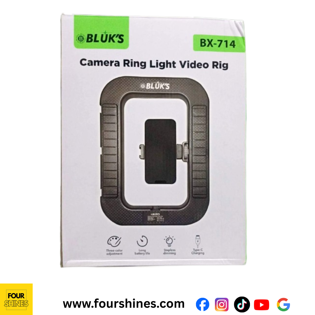 BLUKβS BX-714 Premium LED Studio Light - Professional Photography & Video Lighting Kit