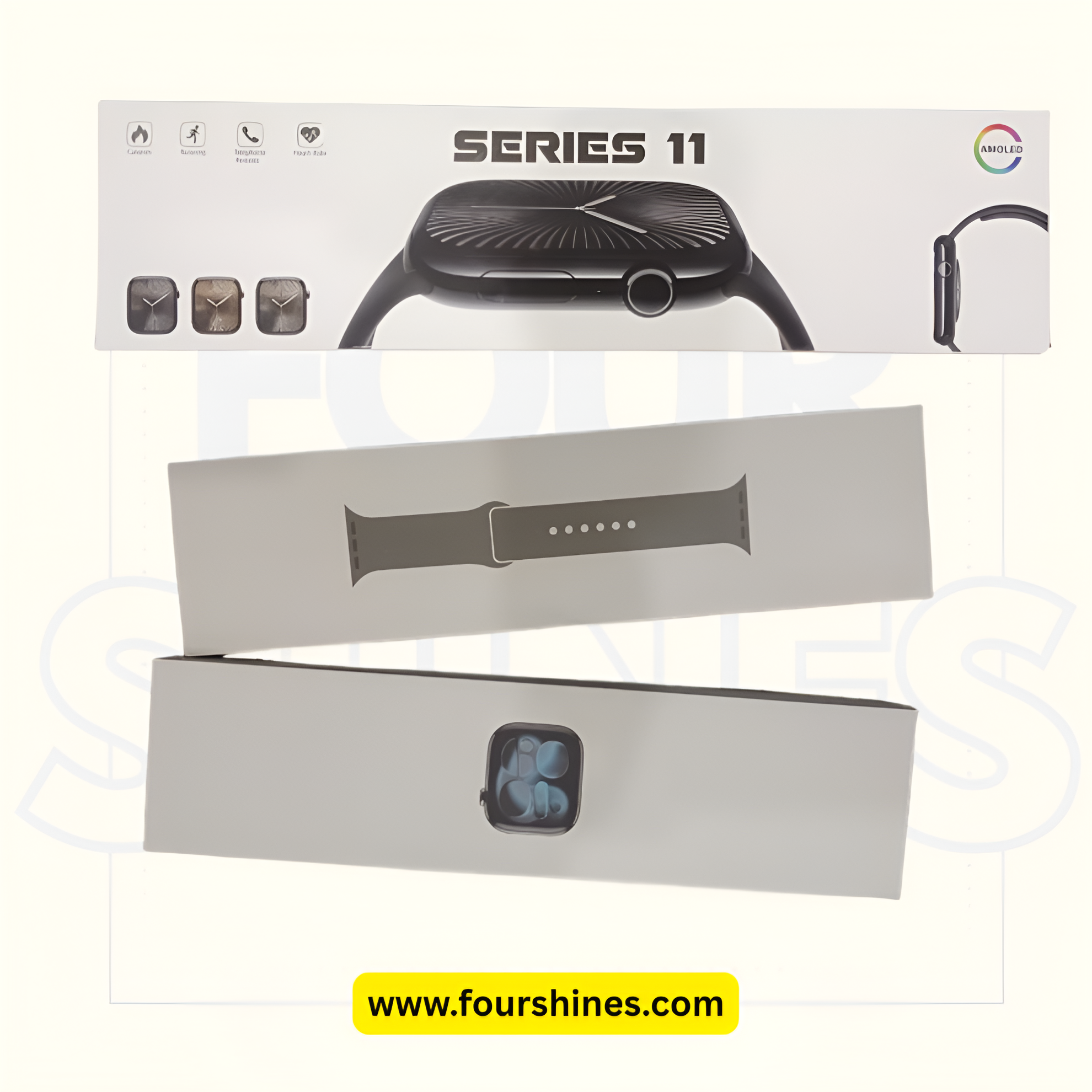 Watch Series 11 - 45mm Silver Aluminum Case with Band