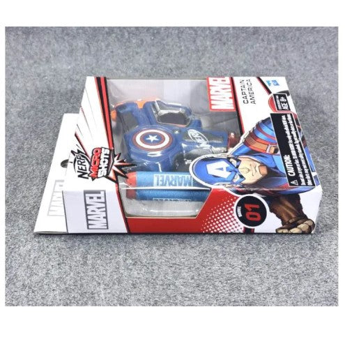 Marvel Captain America Nerf gun Original Imported Hasbro Microshots