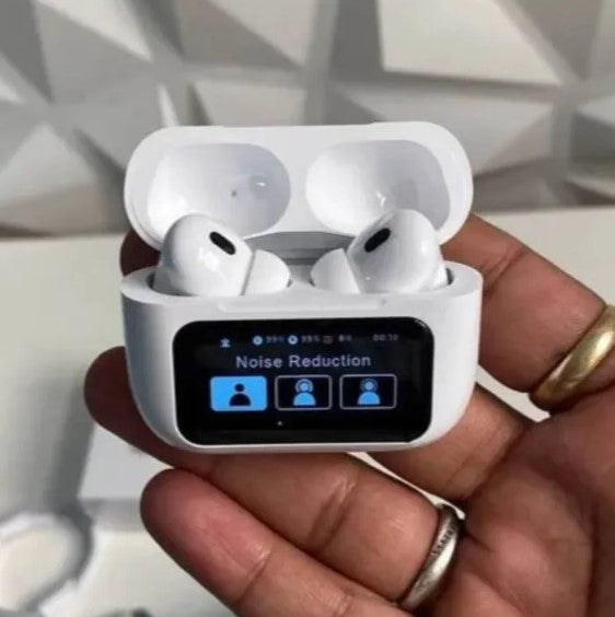 Airpods A9 Pro Wireless Earbuds, Bluetooth 5.4 Touch Screen Display,