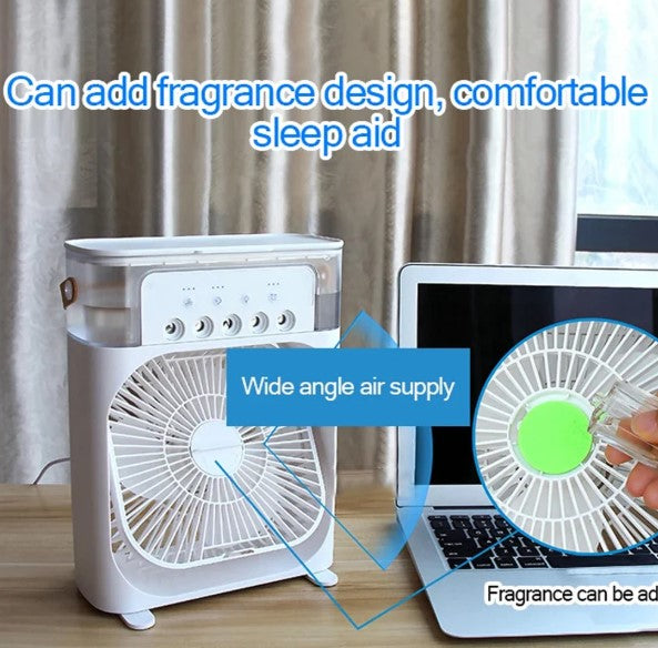 Portable Mini Cooling Fan - Air Conditioner Humidifier