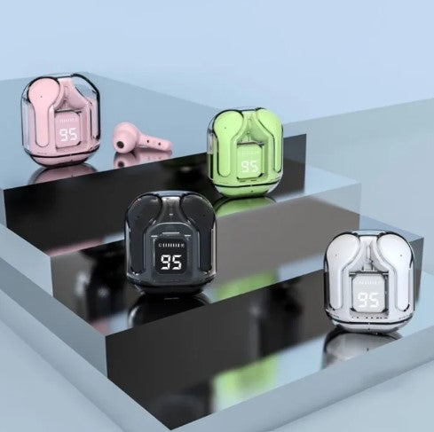 Air 31 Earbuds with Crystal Transparent Case Type-C, Bluetooth 5.3 | NEW MODEL
