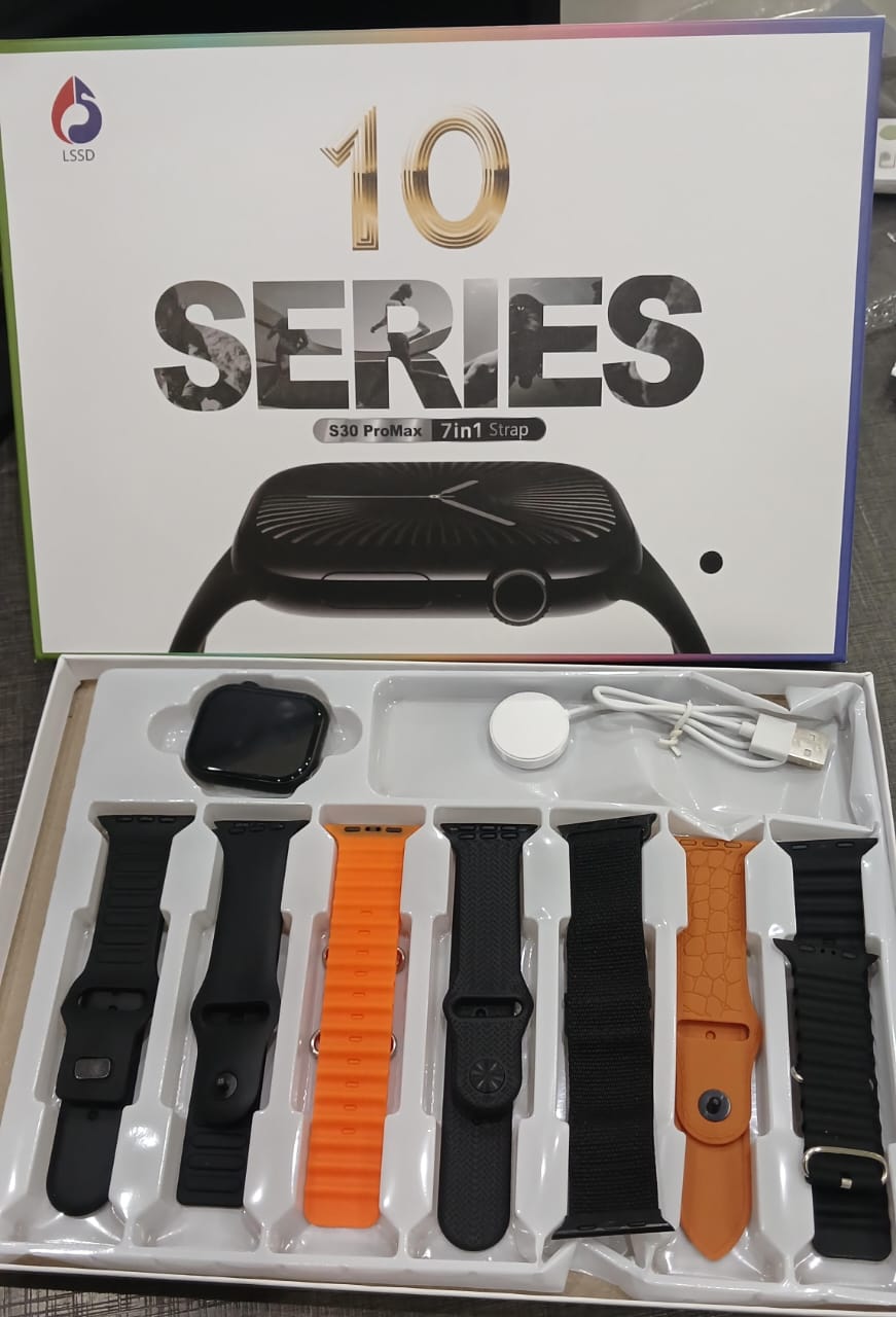 S30 pro max 7 in 1 strap smart watch discription