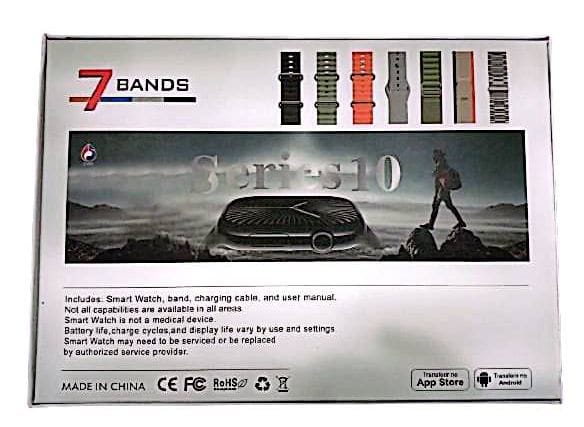 S30 pro max 7 in 1 strap smart watch discription