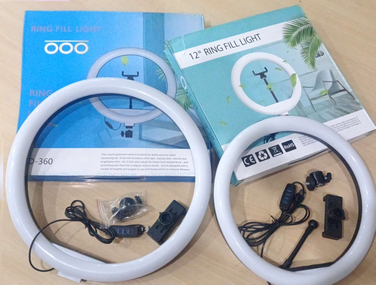 Ring Light BD-360 (14") & HX-300 (12") โ LED Ring Lights