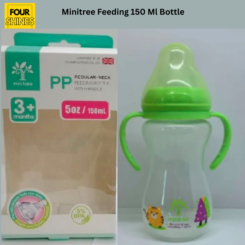 Mini Tree Regular Neck Green Feeding Bottle 150 ml