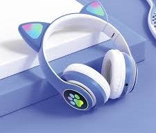 Cat Ear Headphones (BT 5.0, Wireless LED) STN‑28