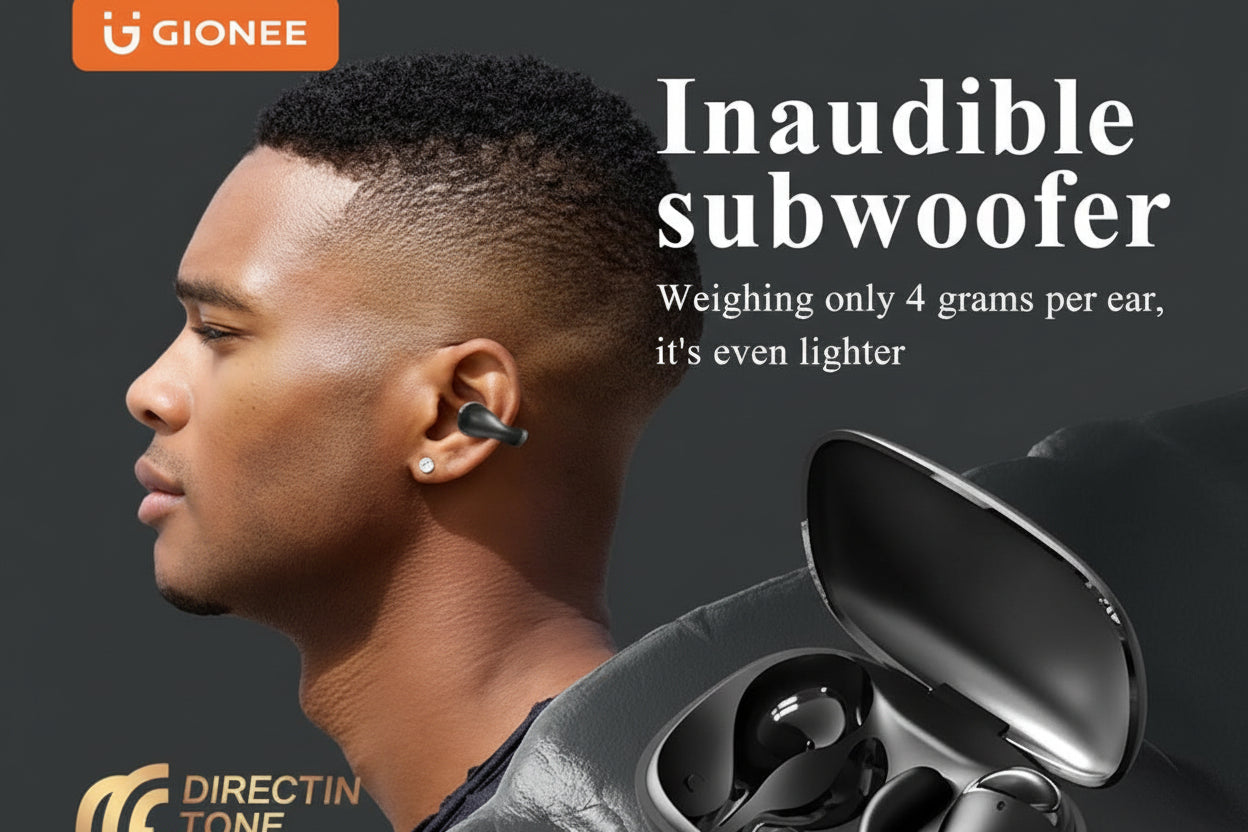 GIONEE JL007 Ear Clip Wireless Earbuds - Bluetooth 5.3 Type-C