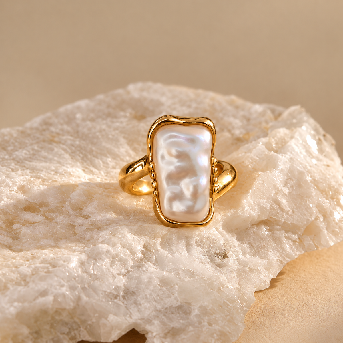 Chunky Stone Ring