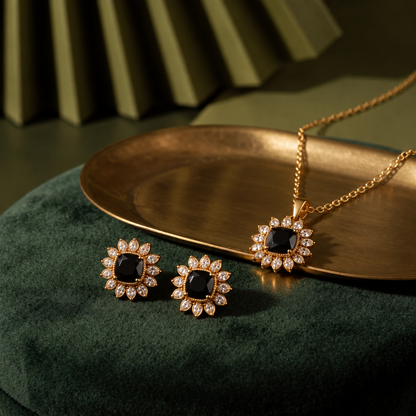 Flower Pendant Set