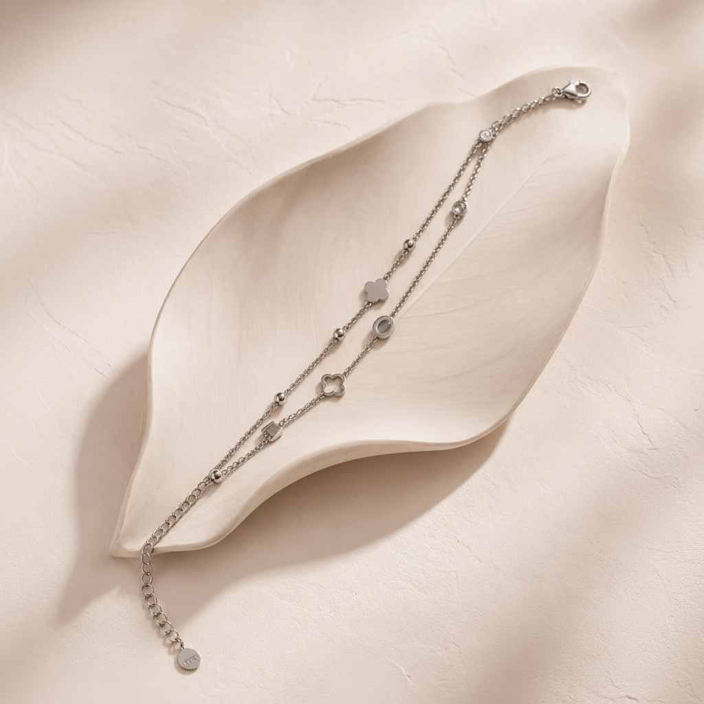 SILVER CHARM BRACELET
