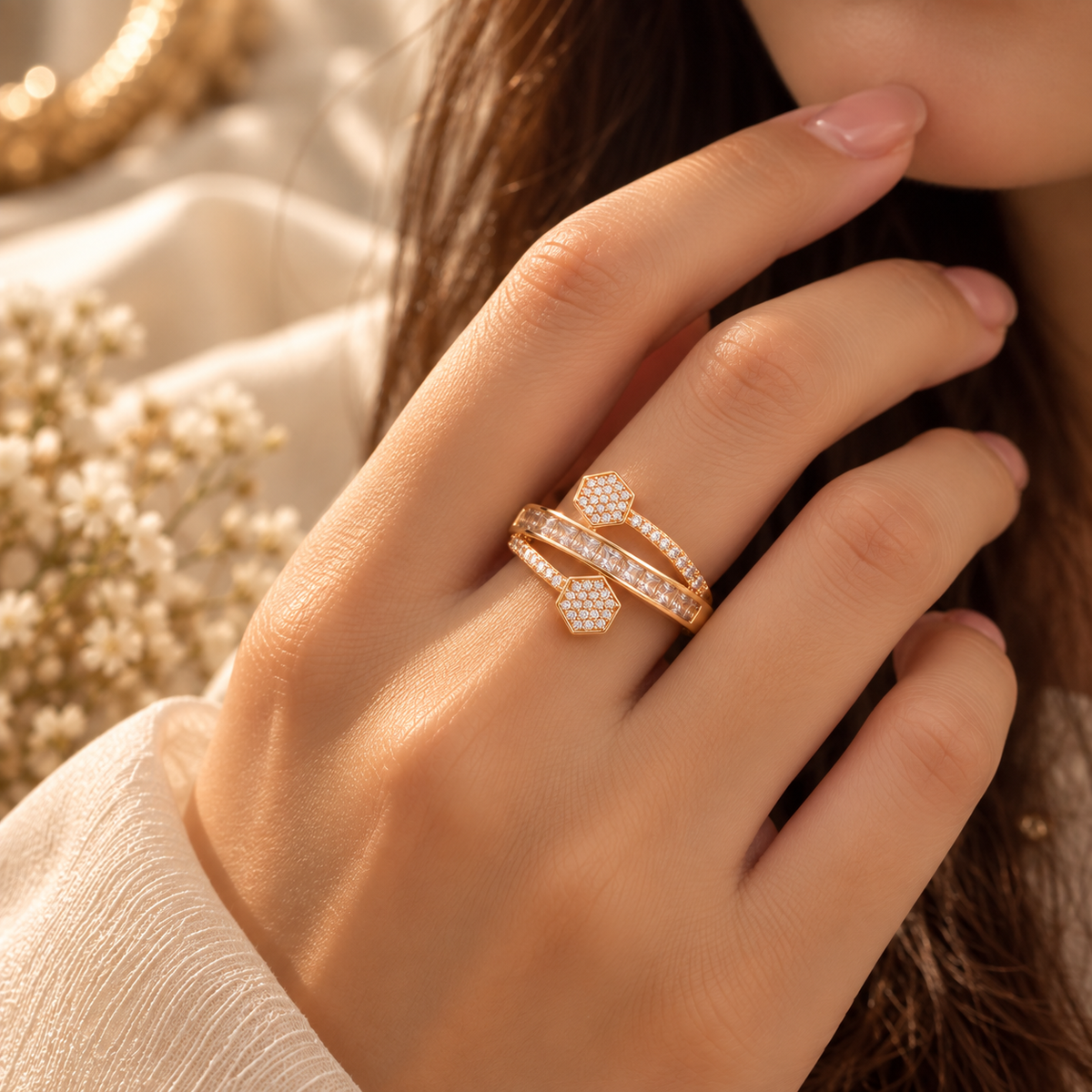 Stone Wrap Ring