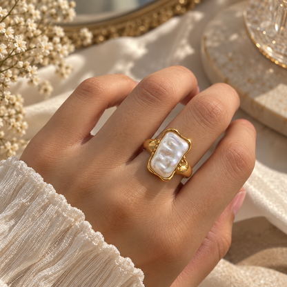 Chunky Stone Ring