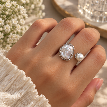 Chunky Pearl Ring