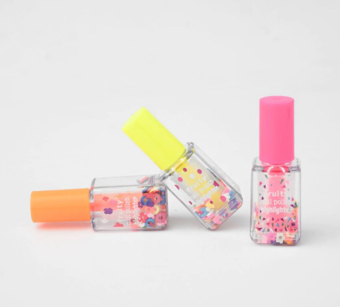 Highlighters Set - Fruity Nail Polish Pack of 3