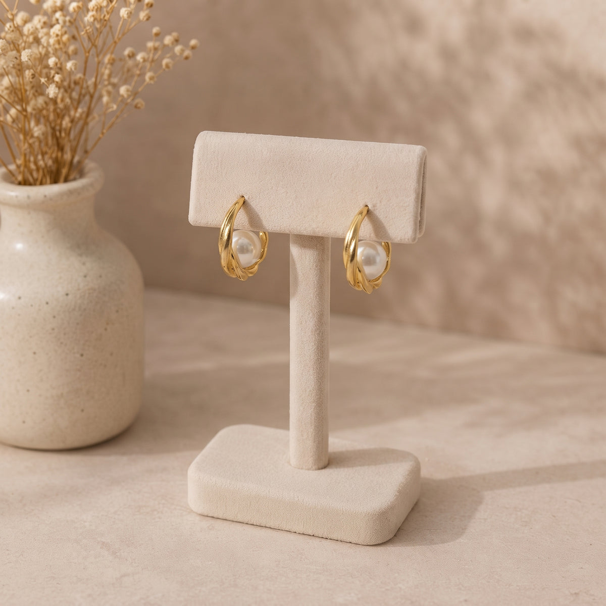 Pearl Hoops