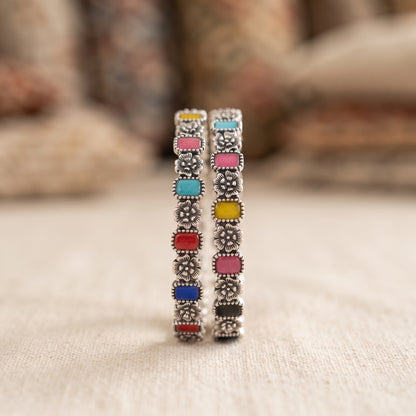 Antique Coloured Bangles