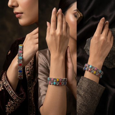 Antique Coloured Bangles