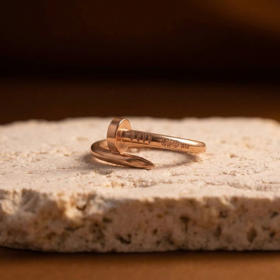 Nail Ring Gold