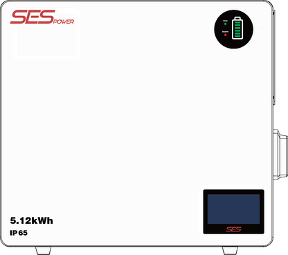 SES power 5kw IP65 Lithium Battery 51v100Ah