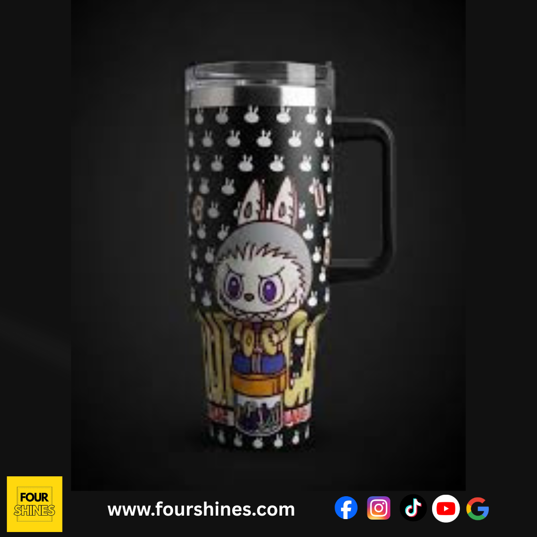 Labubu Tumbler 1180ml - Insulated Stainless Steel Kids Water Bottle