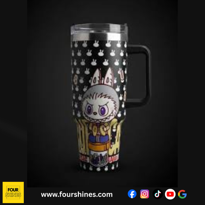 Labubu Tumbler 1180ml - Insulated Stainless Steel Kids Water Bottle