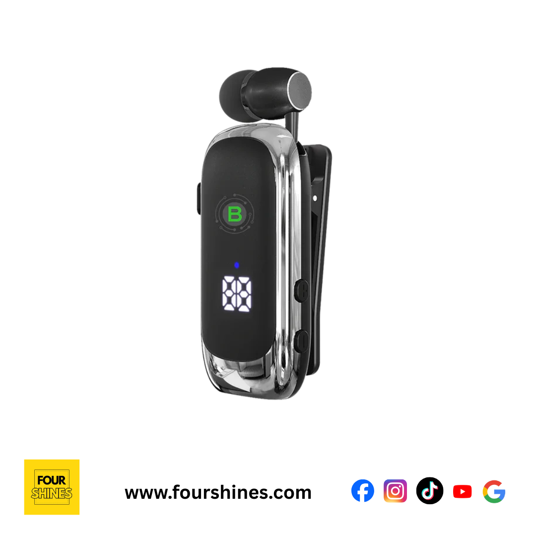 BLUK's BX-601 Clip-On Wireless Earbuds with Color Clip & Control