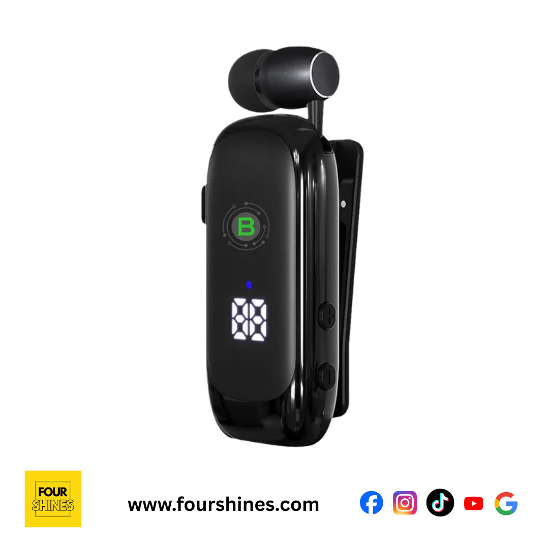 BLUK's BX-601 Clip-On Wireless Earbuds with Color Clip & Control