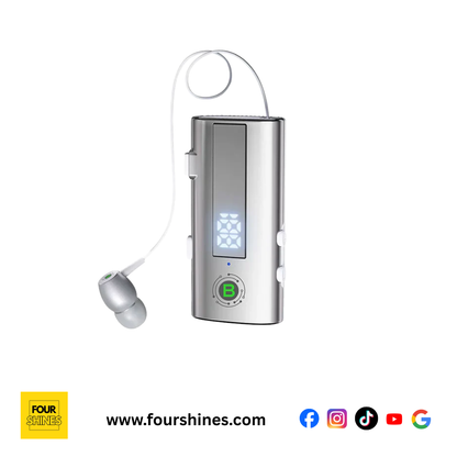 BLUK's BX-602 CLIPSTER-PRO Wireless Earbuds with Color Clip & Control