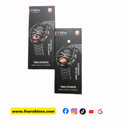 Two C4Pro watch boxes with a white background