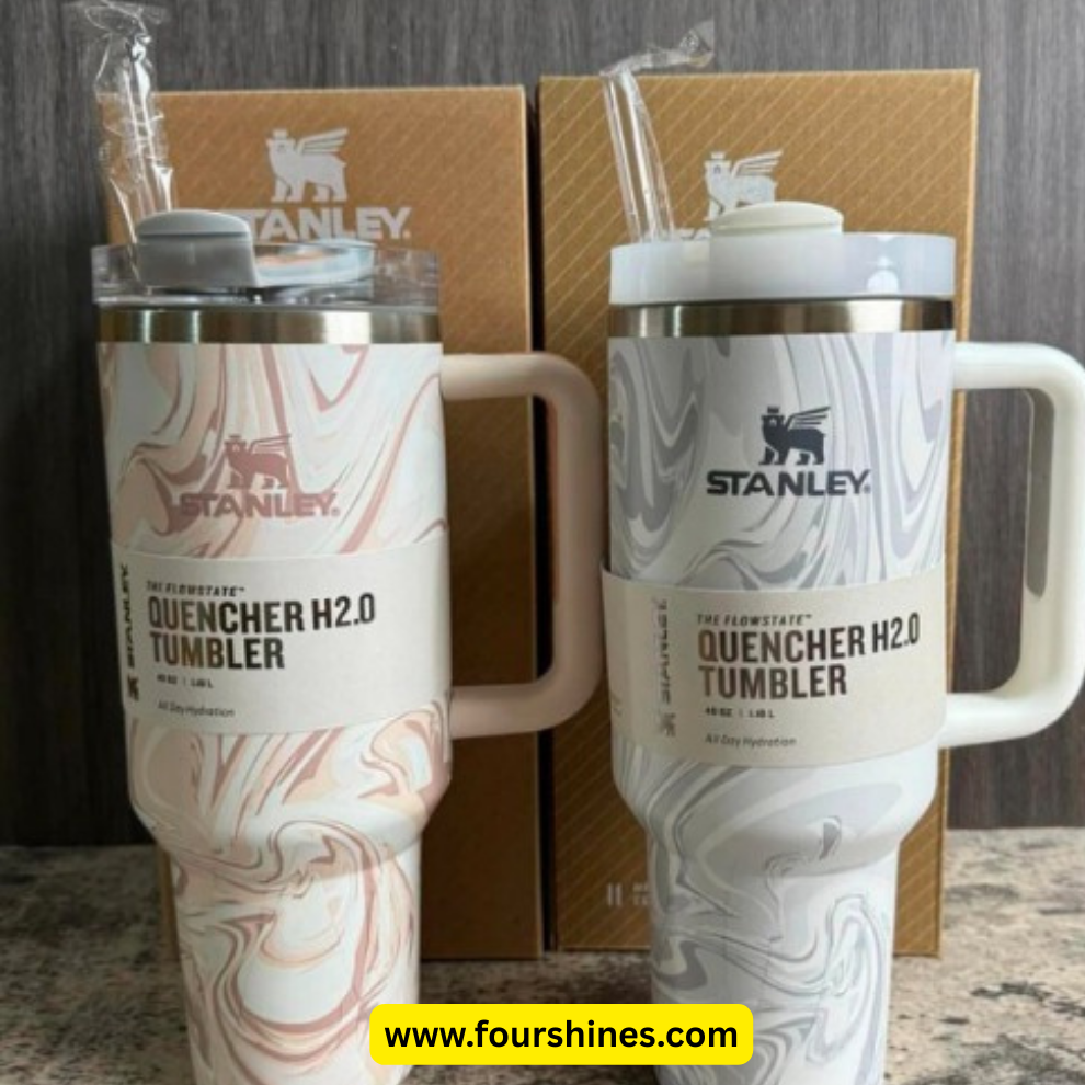 STANLEY Marble Pattern Tumbler 1200ml - Premium Insulated Travel Cup