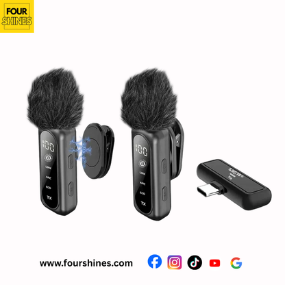 VOXNIX Pro BX-119 by BLUKS | Dual Wireless Microphone System