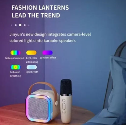 K12 Karaoke Bluetooth 5.3 Speaker System (with one Wireless Mic)