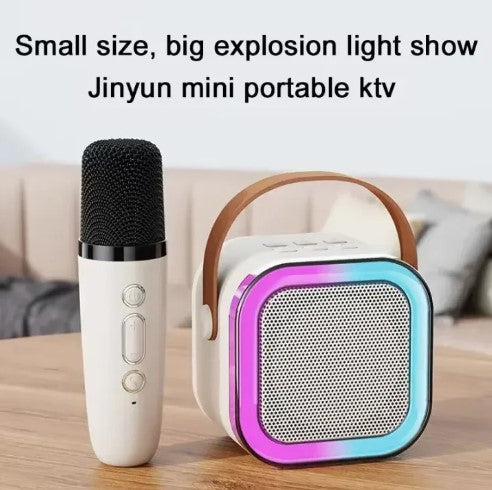 K12 Karaoke Bluetooth 5.3 Speaker System (with one Wireless Mic)
