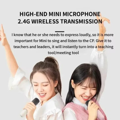 K12 Karaoke Bluetooth 5.3 Speaker System (with one Wireless Mic)