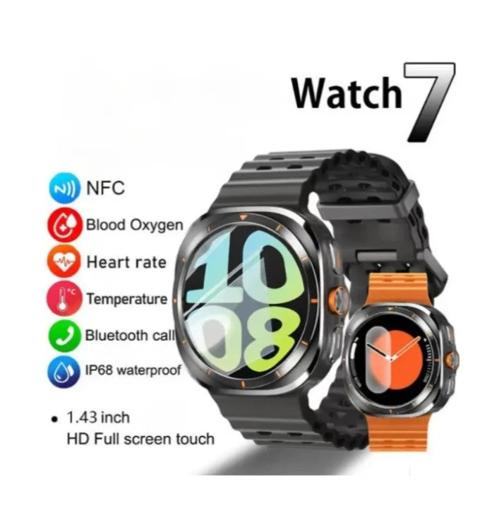JS Watch 7 Utra Smart, Rugged Designed AMOLED Screen